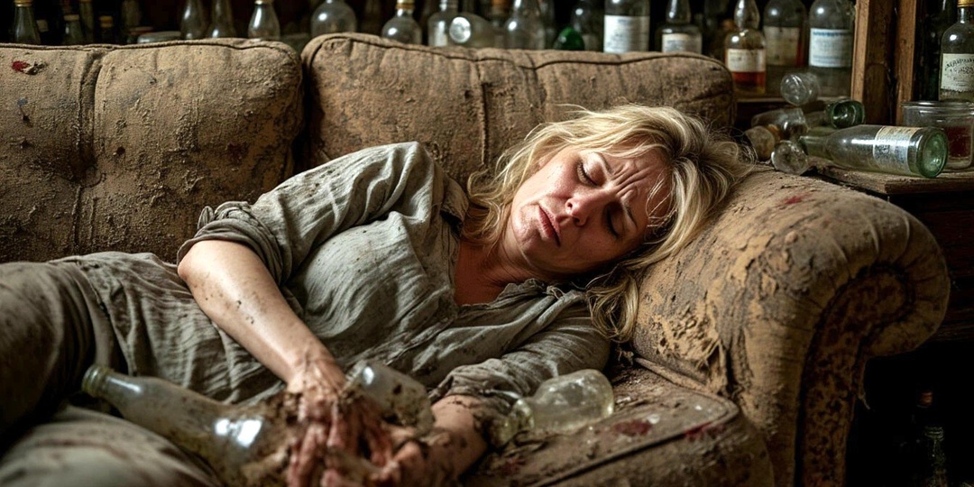 Променяла семью на бутылку. Муж ушёл забрав всё, квартиру и детей..