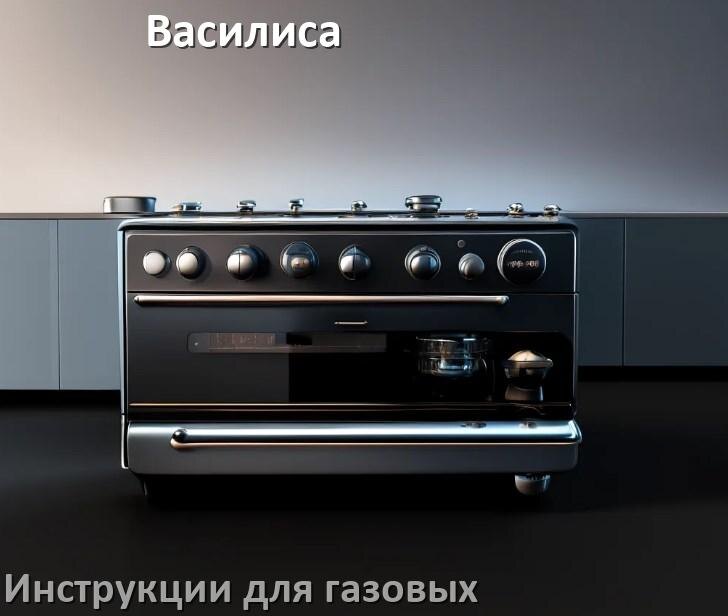 
Инструкция по эксплуатации газовой плиты Василиса и официальное руководство пользователя на русском PDF