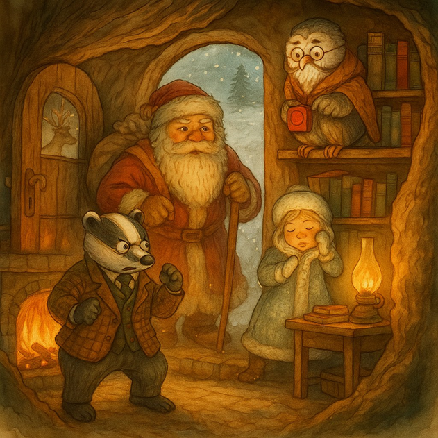 Дед Мороз, Снегурочка и все, все, все (Иллюстрация предоставлена Никитой Гордеевым)