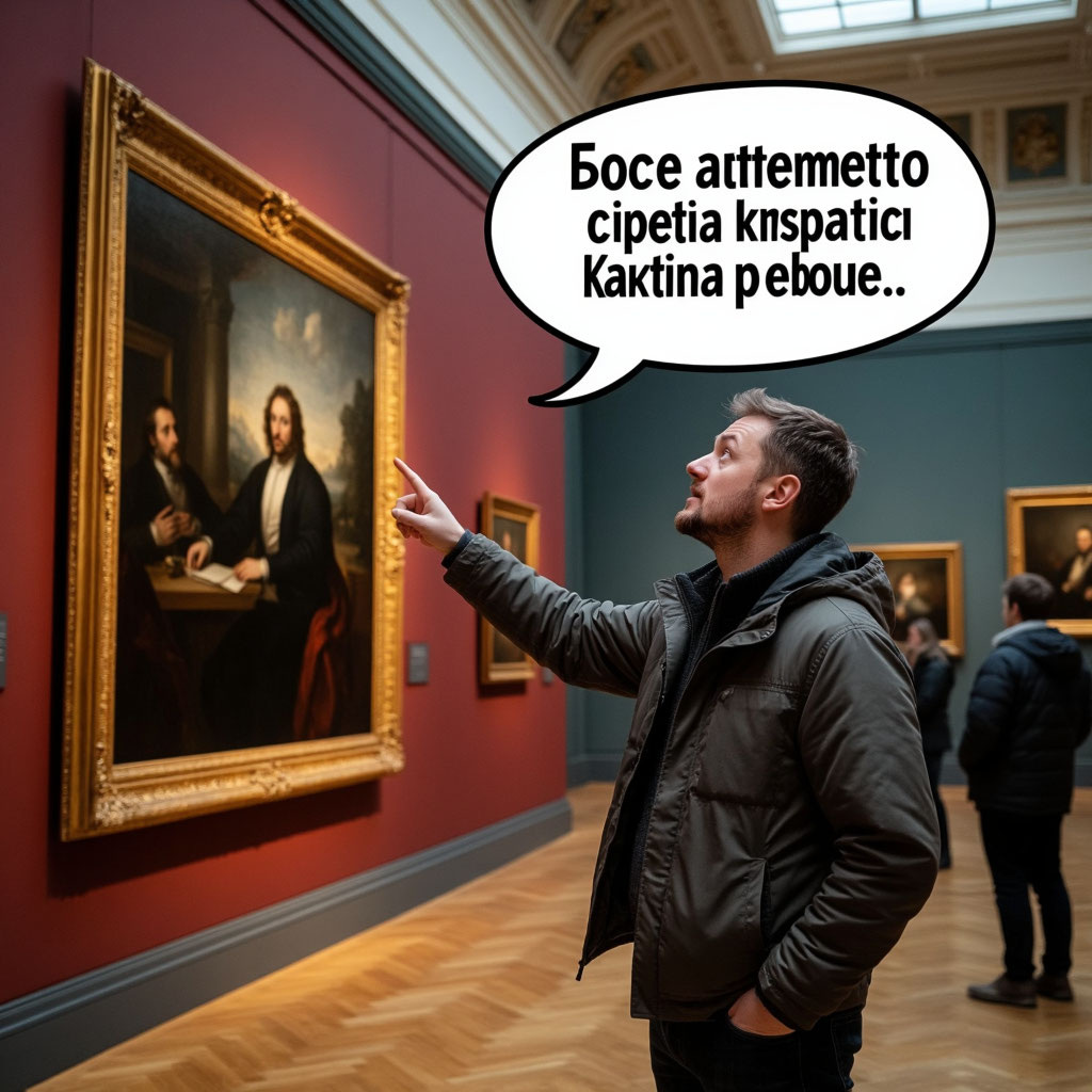 Боже, что это за картина вообще?