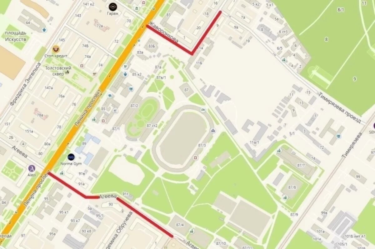    В Туле 8 ноября из-за матча ограничат движение транспорта