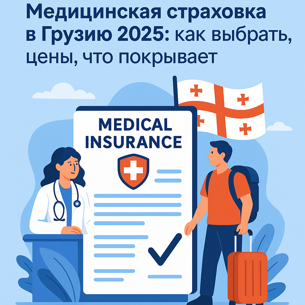 Медицинская страховка в Грузию 2025 — как выбрать надёжный полис, сколько он стоит и что действительно покрывает 💊✈️