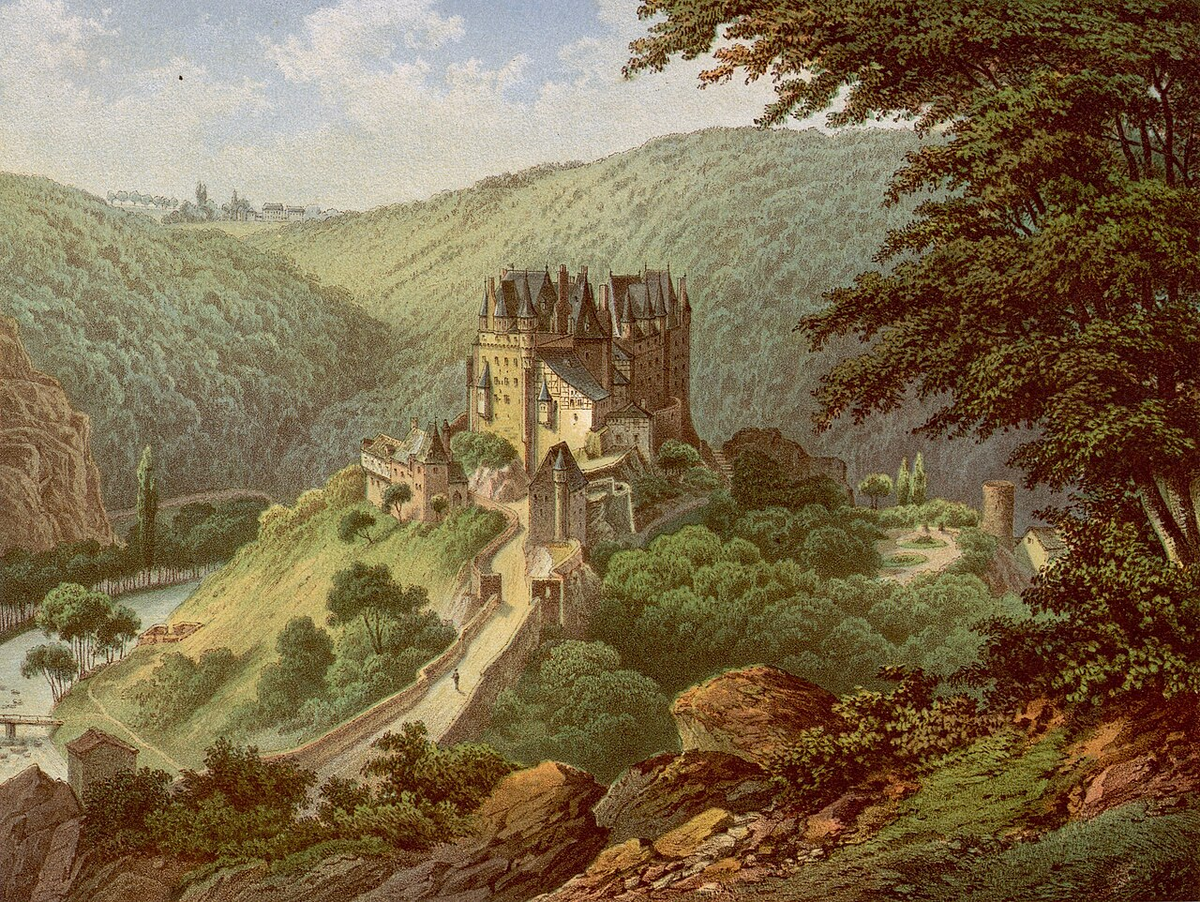 Замок Эльц, коллекция Александра Данкера https://de.wikipedia.org/wiki/Burg_Eltz