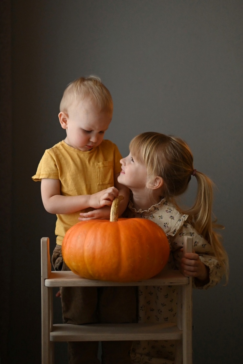 Вот такая большая яркая классическая тыковка у нас в этом году😍