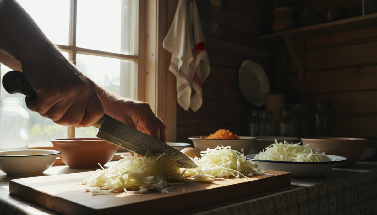    Шинковка капусты