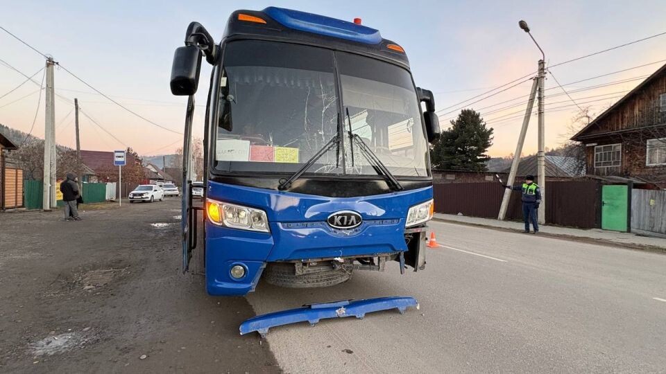    Смертельное ДТП с автобусом и пешеходом в Горно-Алтайске. Источник: МВД по Республике Алтай