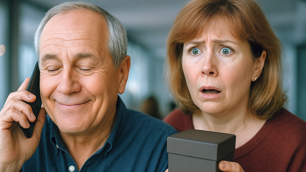 Положила часы на его столик и сказала одну фразу. 