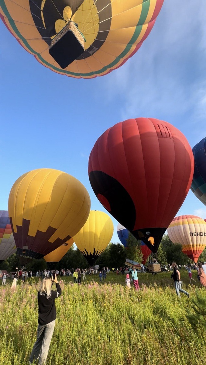 подготовка к взлету воздушных шаров