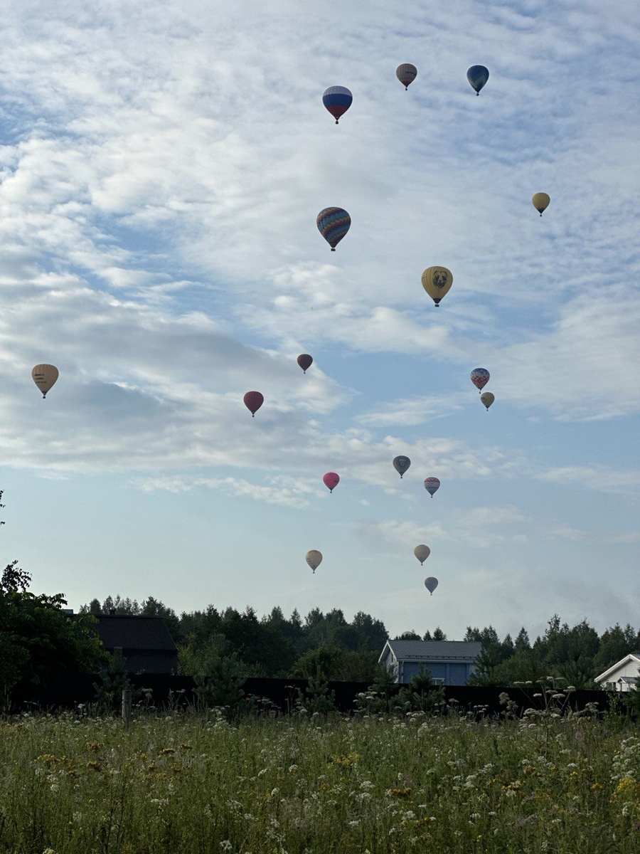 взлет воздушных шаров