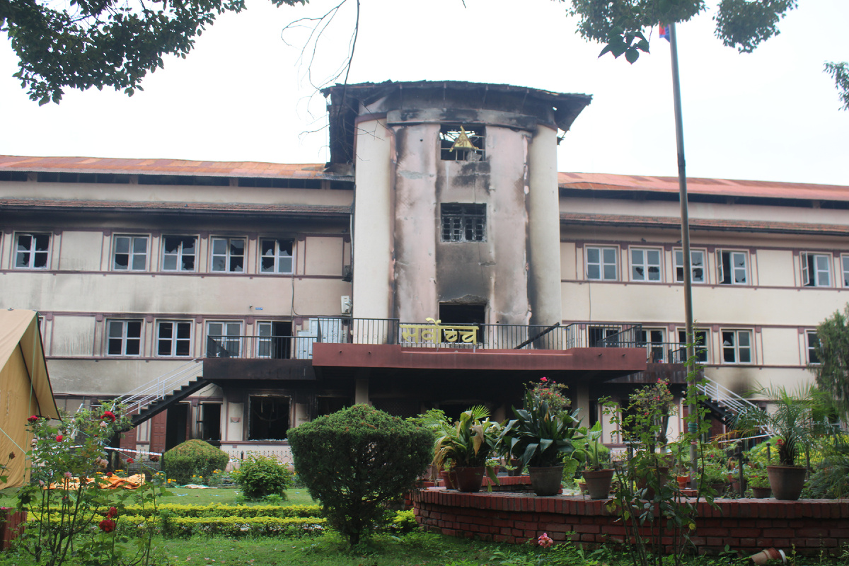 Хорошо горело. Это прокуратура