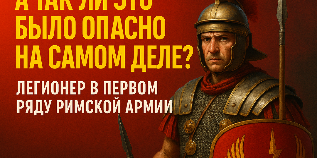 А так ли это было опасно на самом деле: легионер в первом ряду римской армии