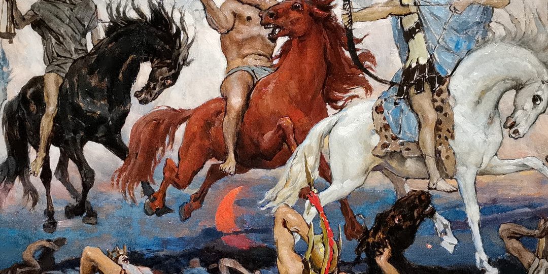 Русский музей. Выставка "Виктор Васнецов. К 175-летию со дня рождения". Часть №3. "Воины Апокалипсиса"