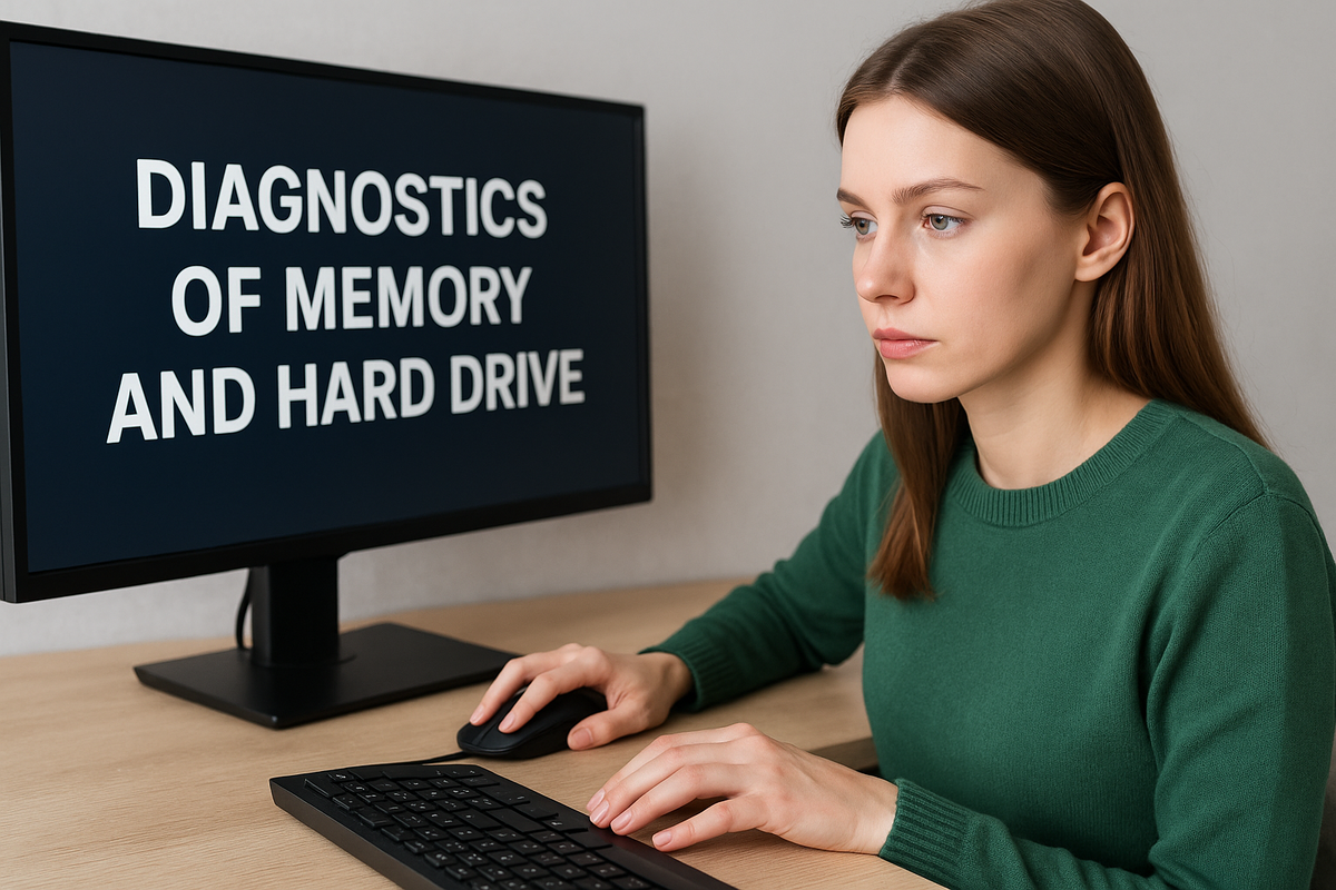 Диагостика жесткого диска и памяти