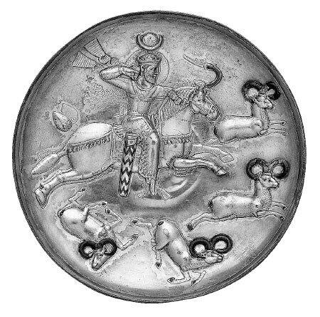 Тарелка с изображением Кавада I