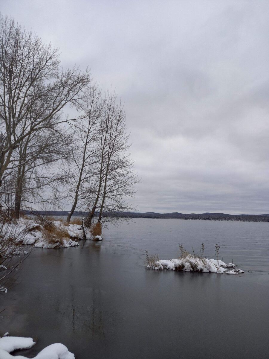 озеро Берчикуль в ноябре