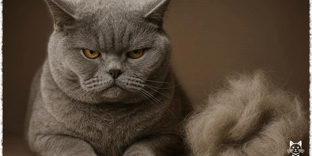 Я британская кошка, и моя «плюшевость» — это селекция на густоту подшерстка, и меня от этого тошнит. Буквально