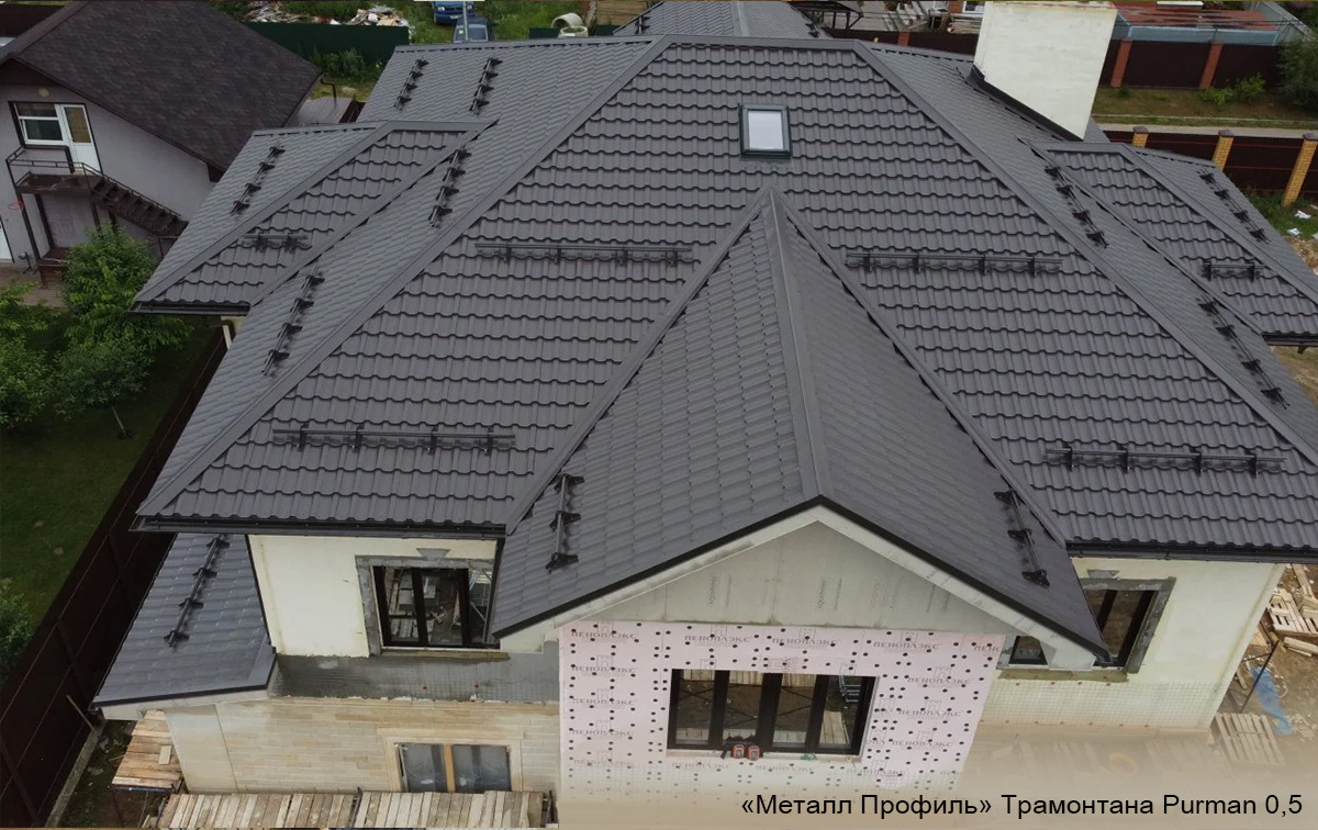 Монтаж кровли из металлочерепицы, МО, 35 дней.