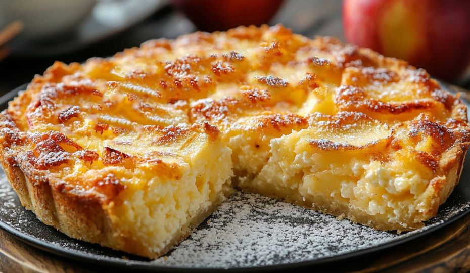 Воздушная запеканка с яблоками — вкус, который не забыть