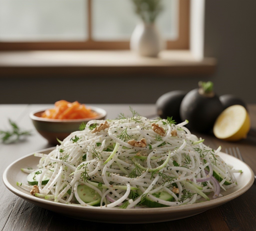 Салат из черной редьки