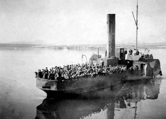 Исход белых из Крыма, фото wikimedia.org