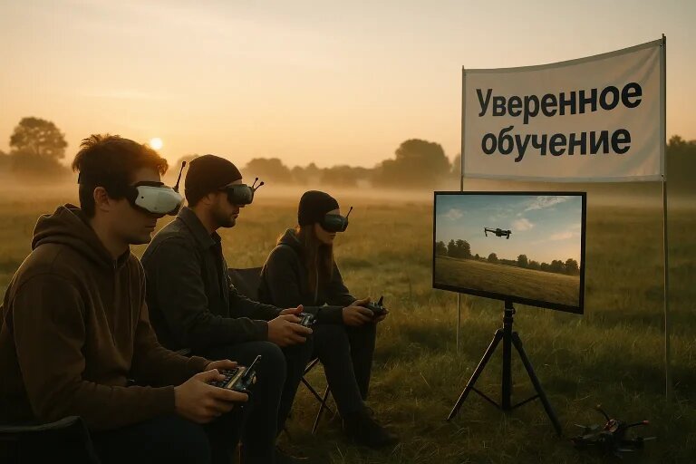    Почему обучение FPV помогает развить уверенность "Обученик"