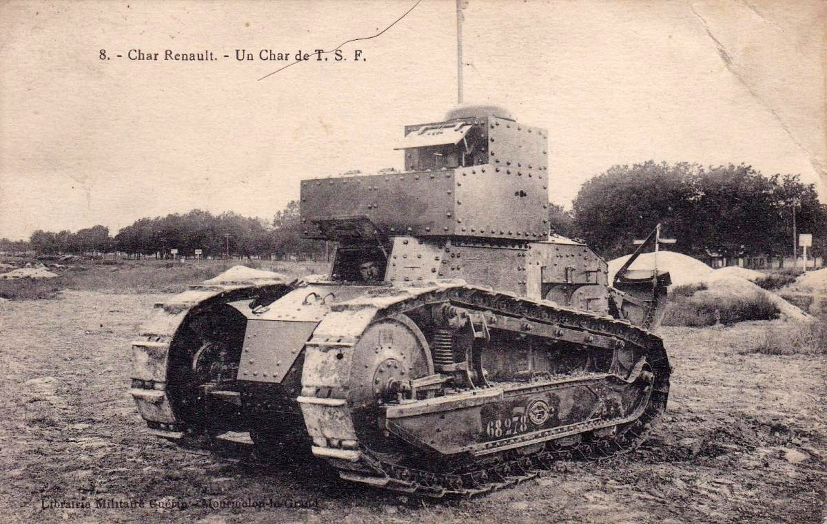 Таким Renault FT TSF был в лучшие годы.