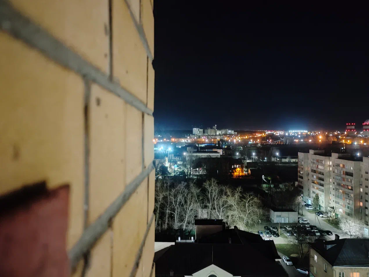 Вид на ночную "Тасму"