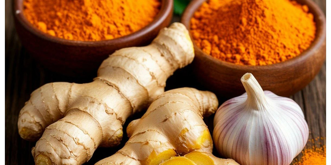 Золото природы на вашей кухне: как Куркума, Имбирь и Чеснок укрепляют здоровье