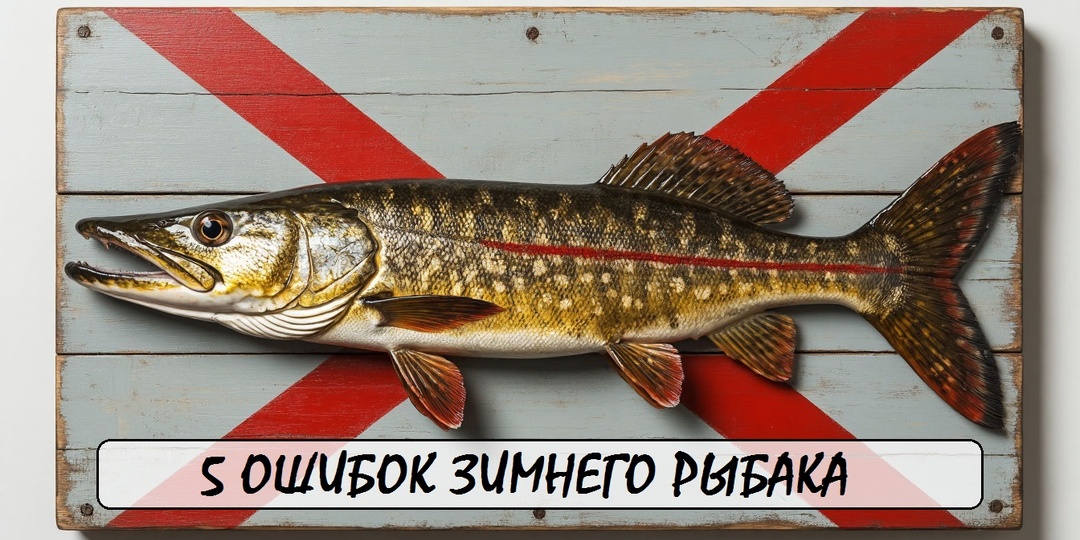 5 главных ошибок зимнего рыбака в январе, которые оставляют без улова