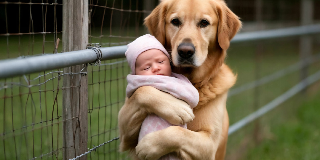 Дворняга принесла младенца в больницу. Она заставит вас плакать..