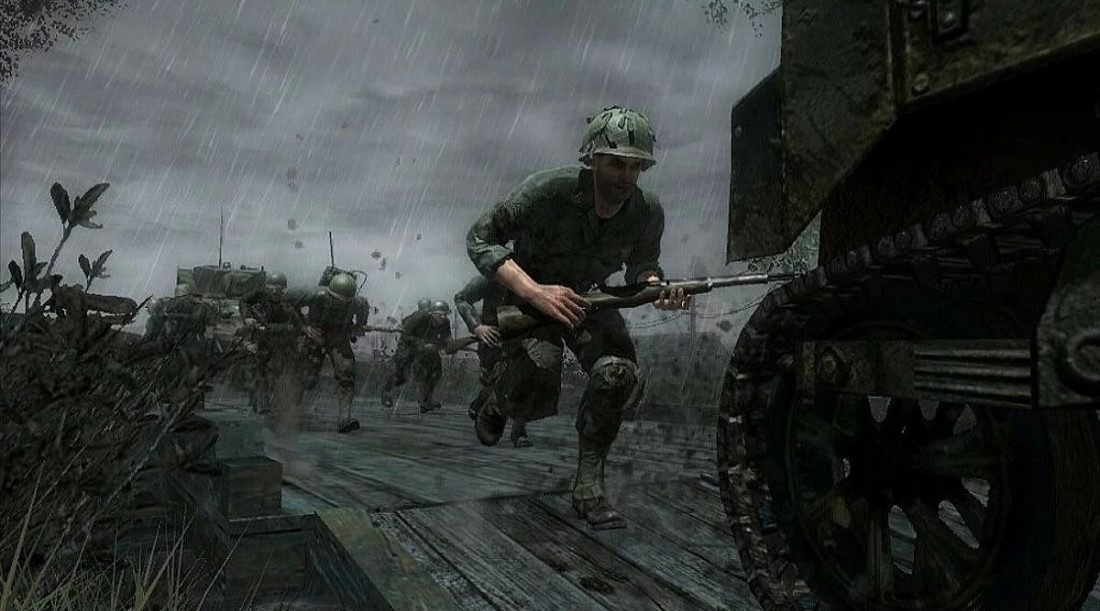     Кадр из игры Call of Duty 3 (2006)