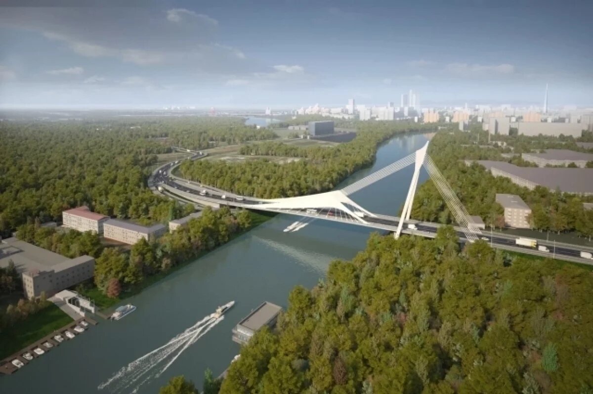    Сергей Собянин рассказал о строительстве моста-паруса на западе Москвы