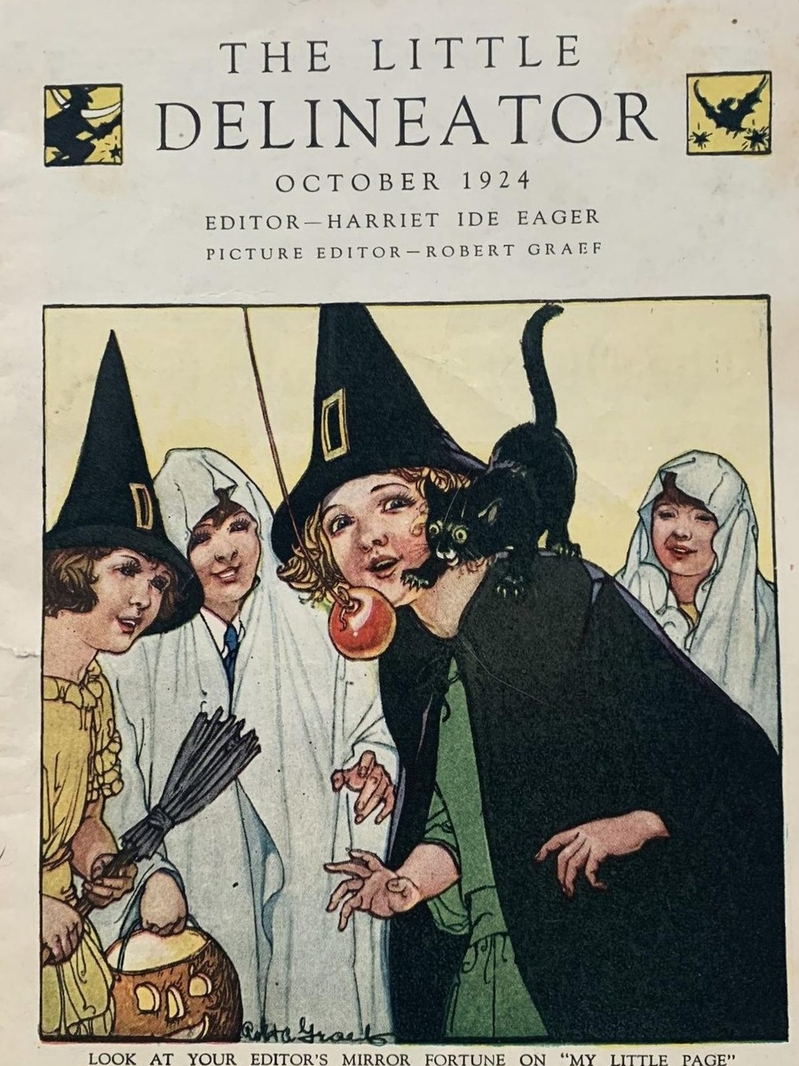 Обложка журнала «The Little Delineator», 1924