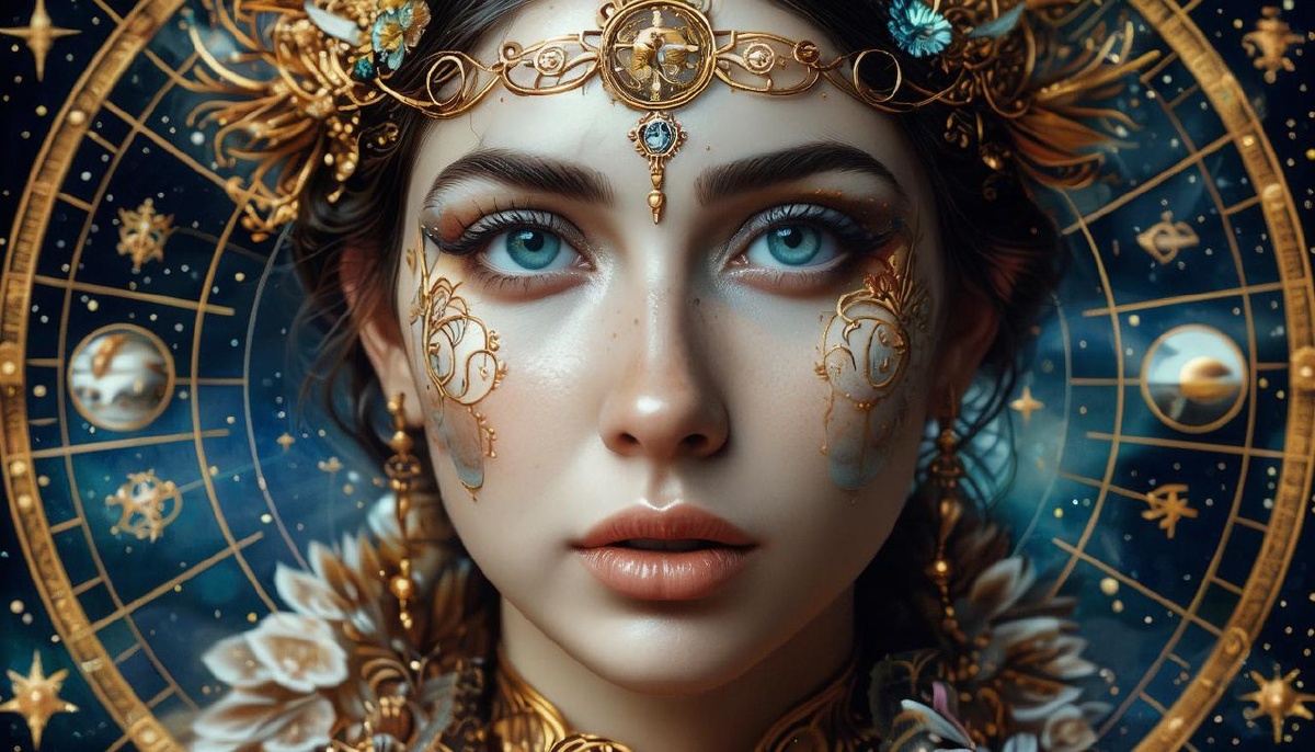 Астрология. Иллюстрация сгенерирована нейросетью