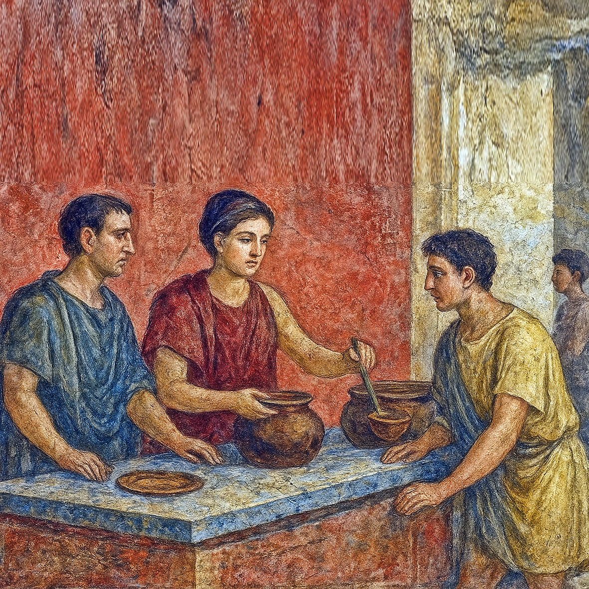  Жители Помпей заходили в термополии, чтобы поесть, обсудить новости