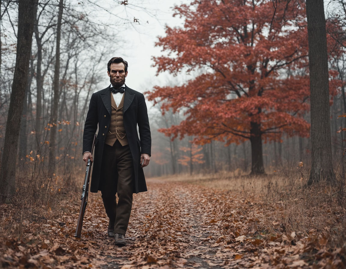 Авраам Линкольн шествует