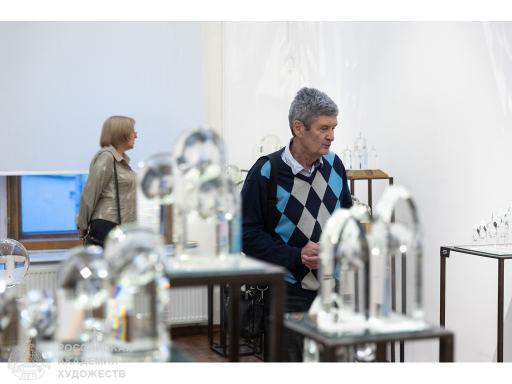 Открытие выставки «Хрустальный мир Ольги Победовой» в Российской академии художеств. Фоторепортаж: Виктор Берёзкин, пресс-служба РАХ.
