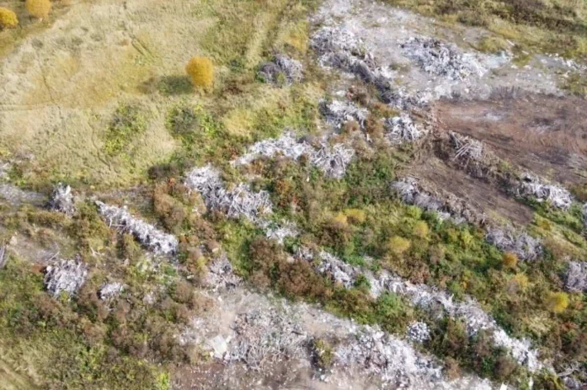    В Калининском округе ликвидировали крупнейшую несанкционированную свалку