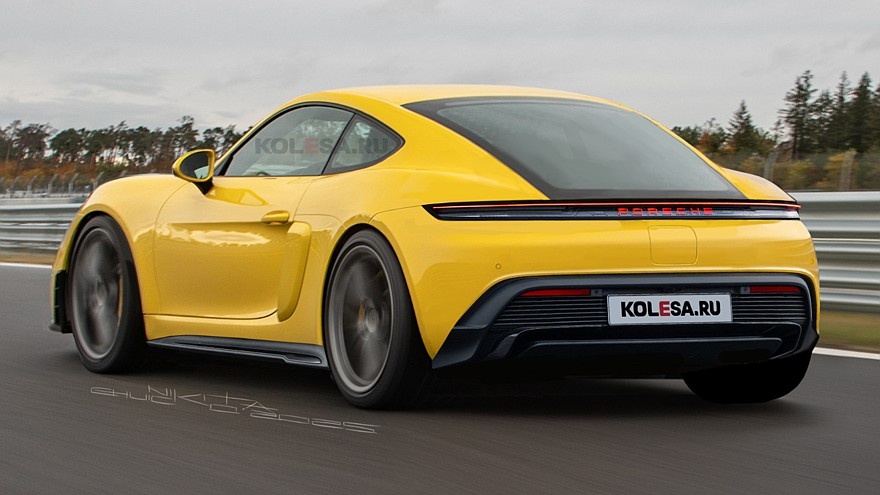    Рендер нового Porsche 718 Cayman