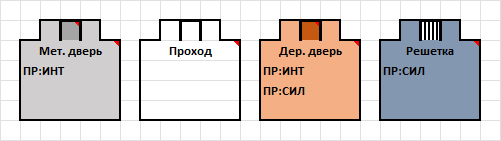 Рис Простые двери