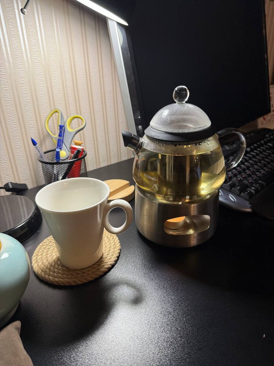 Фото автора. Заварила зеленый китайский чай