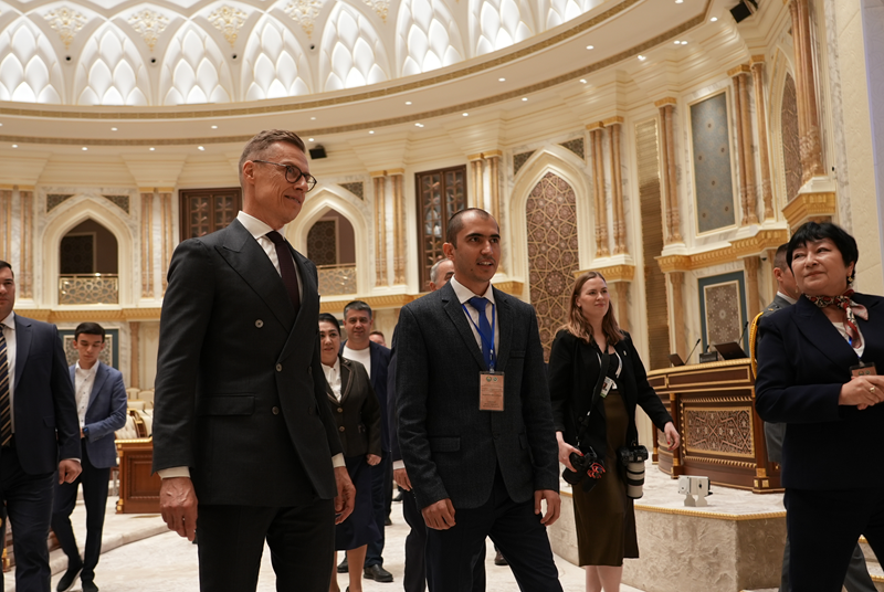 Александр Стубб в Центре исламской цивилизации. Фото пресс-службы ЦИЦ