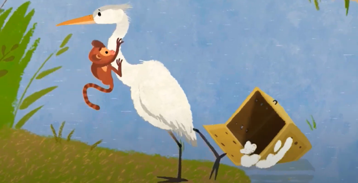 «Мама-цапля»