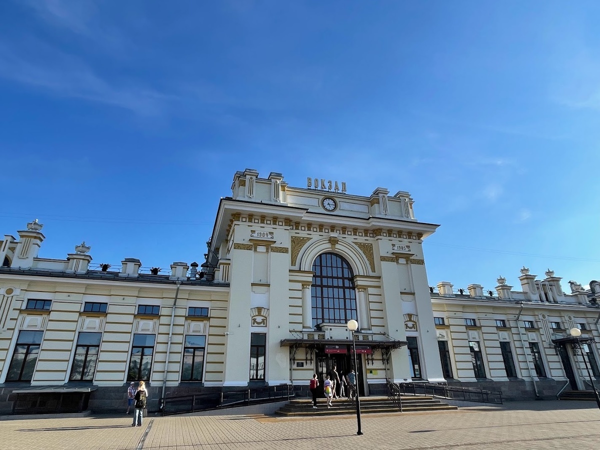 Жд вокзал в Рыбинске