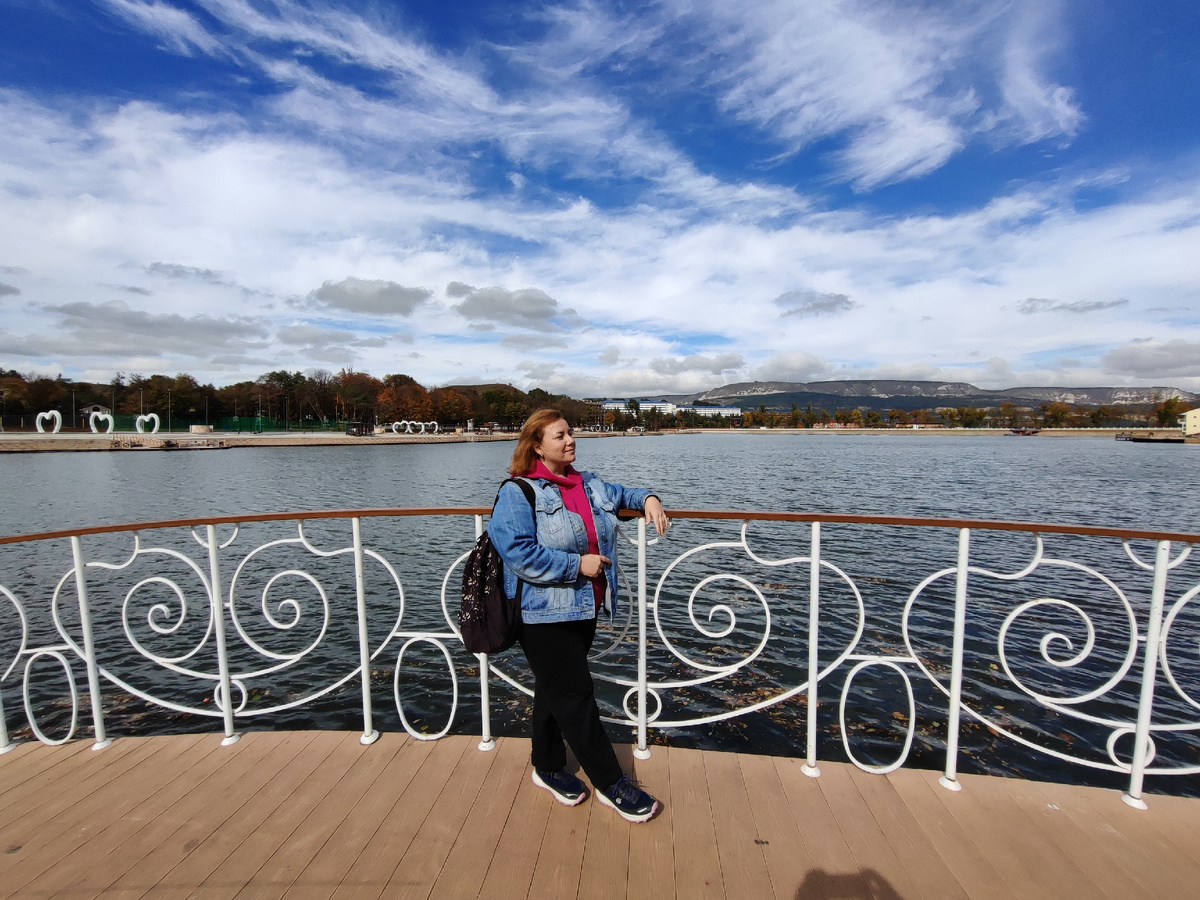 Старое озеро в Кисловодске (октябрь 2025 года)