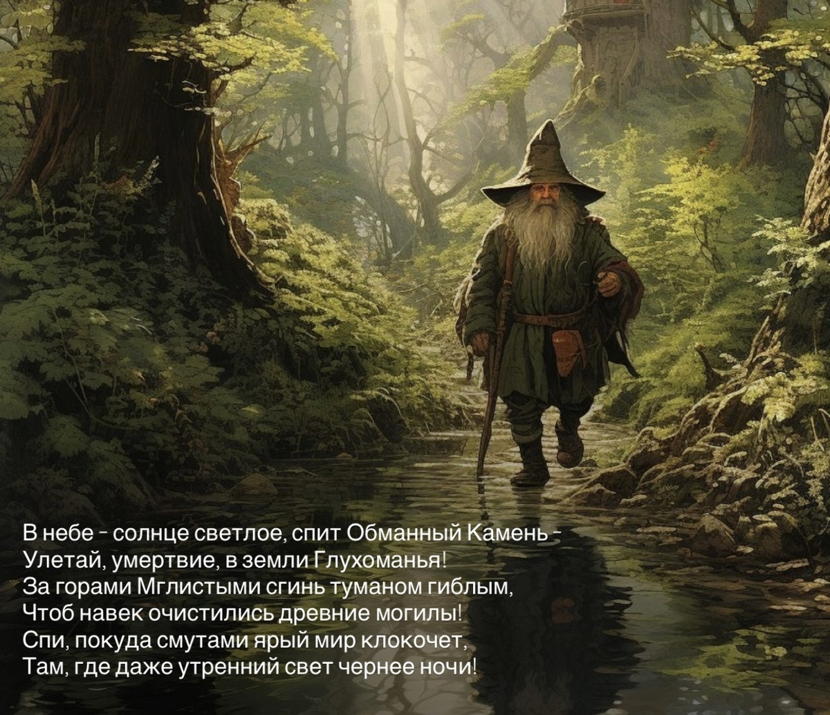 В небе - солнце светлое, спит Обманный Камень