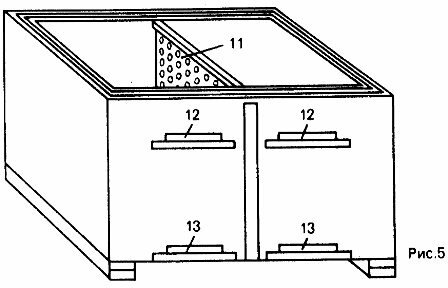 Схема двухматочного улья.