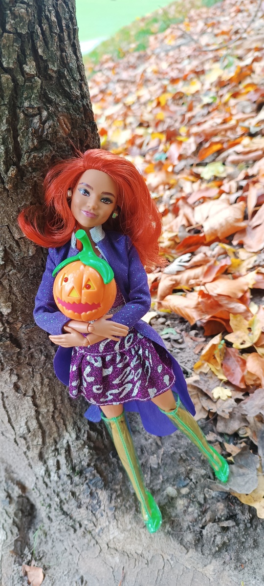 Виолетта с тыковкой готовы вас выслушать. 2020 Fashionistas #141 Barbie GHW55 mold violett made to move body