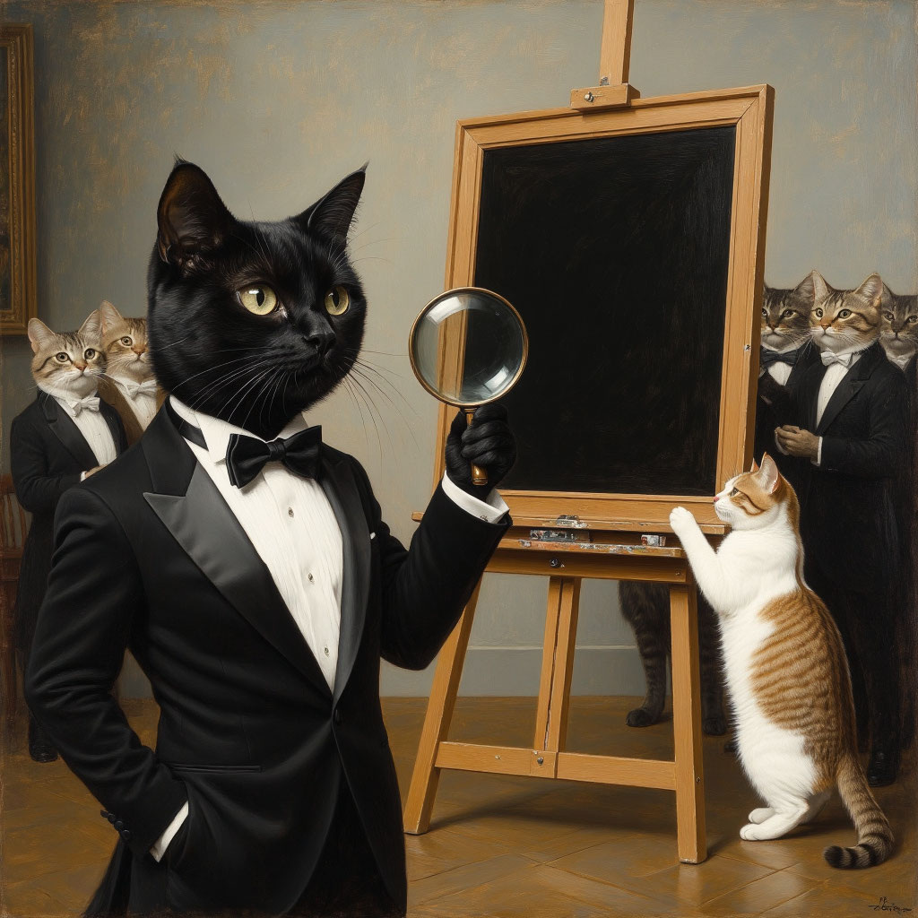 «Черный квадрат» на мольберте