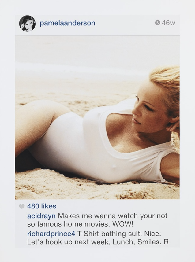 Richard Prince. Untitled (portrait), 2014. Из серии New Portraits